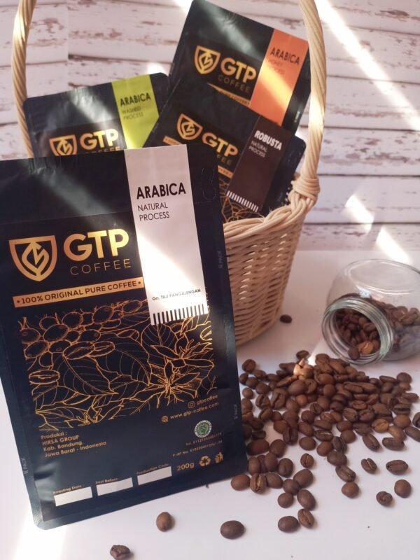 GTP COFFEE - KOPI ARABIKA GUNUNG TILU, NATURAL (200g) - Gambar 3